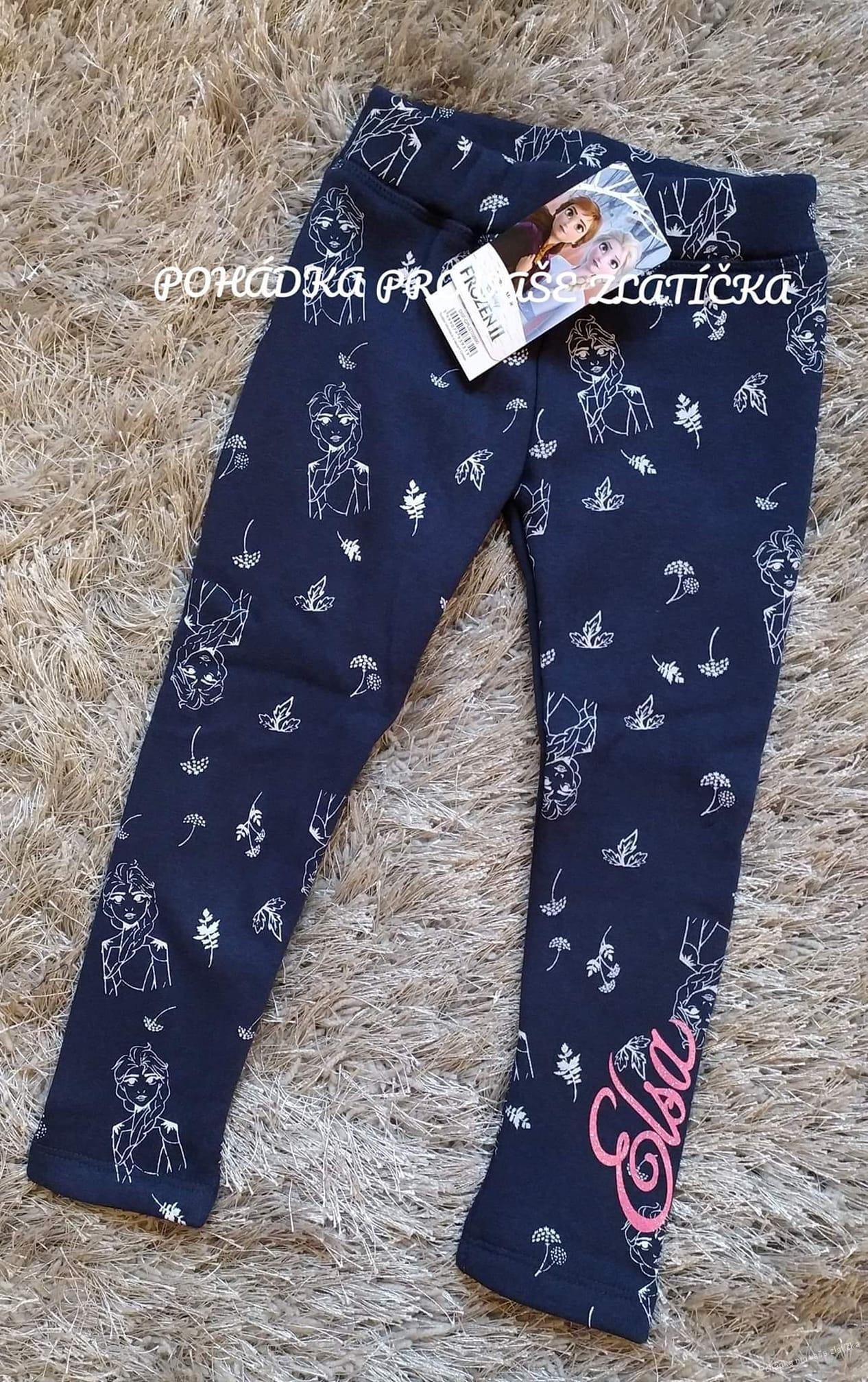 Dívčí legíny FROZEN zateplené