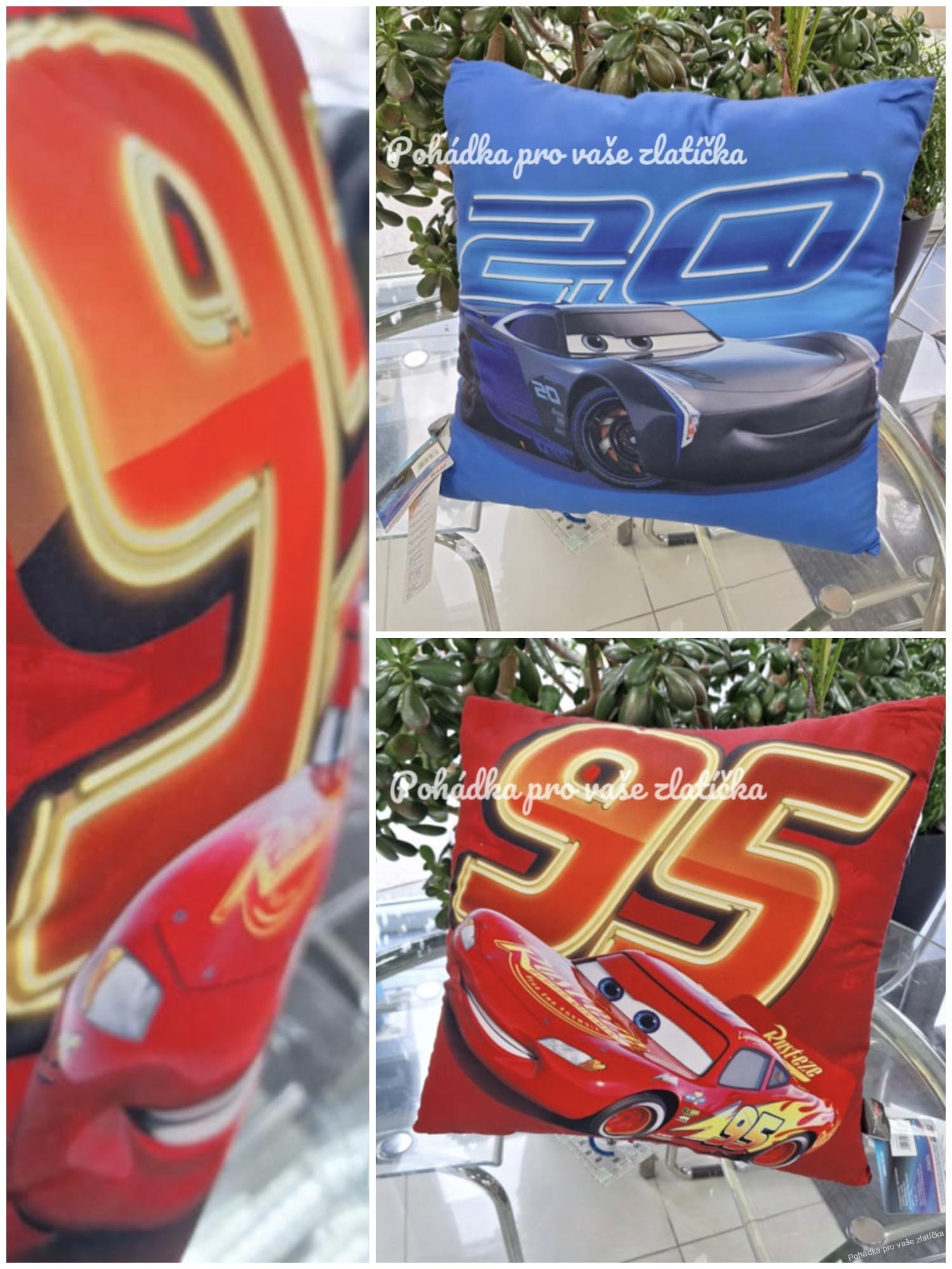 Oboustranný polštářek CARS