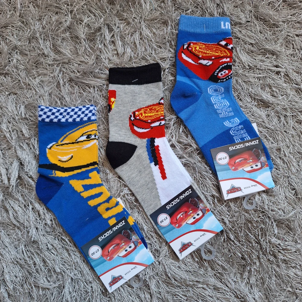Chlapecké ponožky CARS 3pack