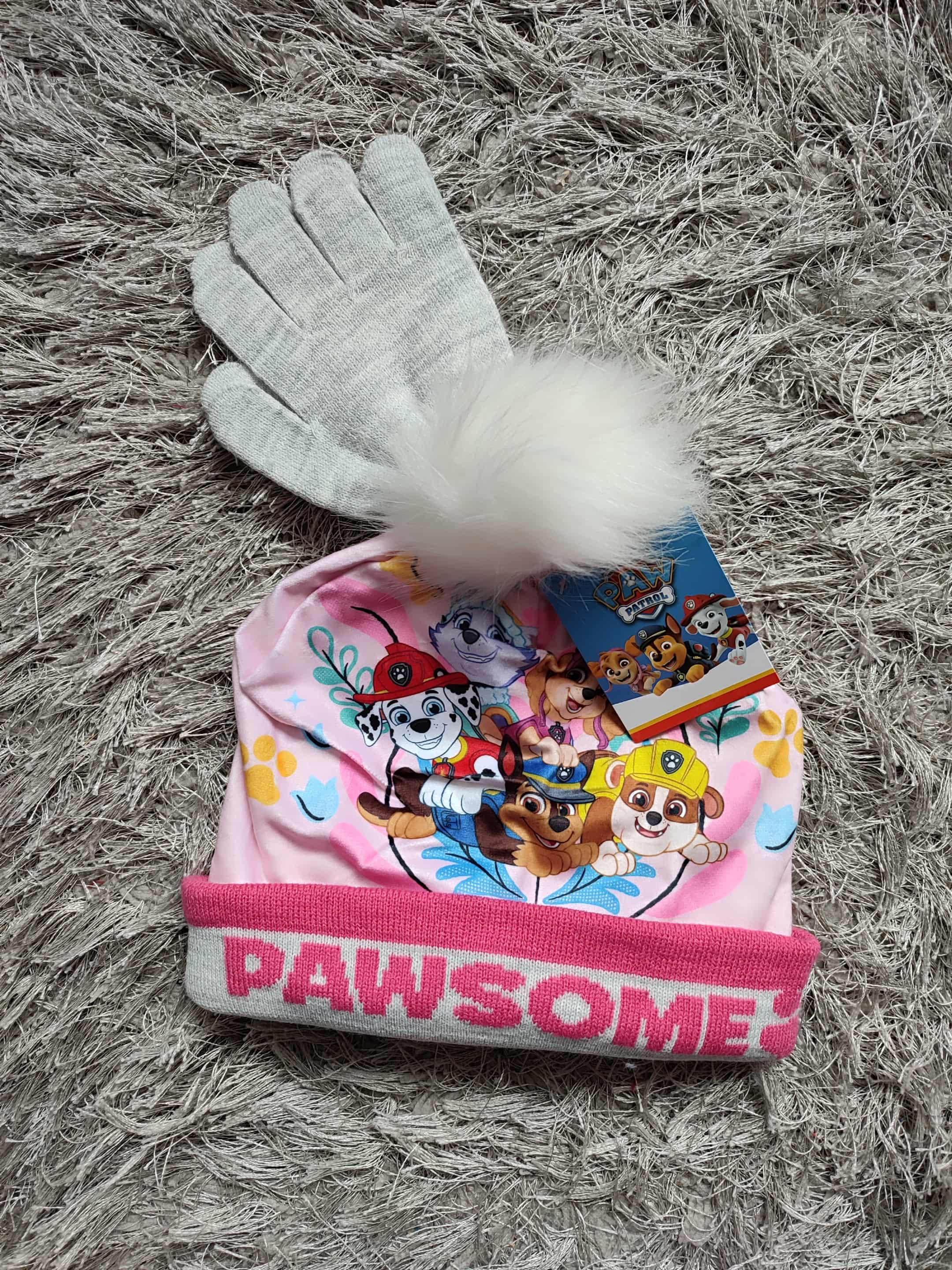Zimní set čepice+ rukavice PAW PATROL 