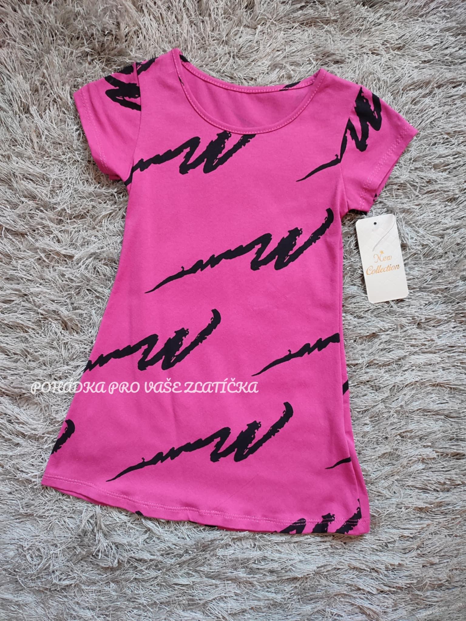 Dívčí bavlněná tunika/šaty