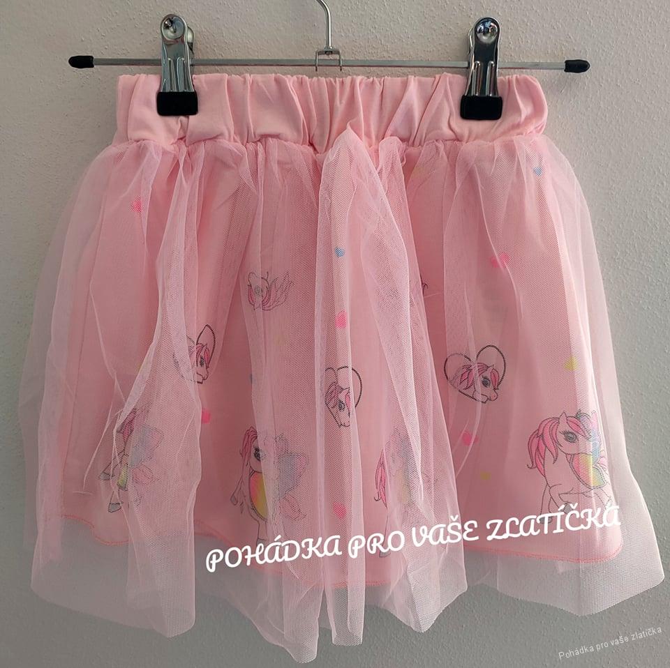 Dívčí sukně JEDNOROŽEC