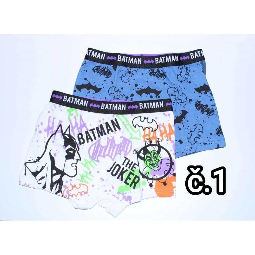 Chlapecké boxerky BATMAN 2pack (92-128)