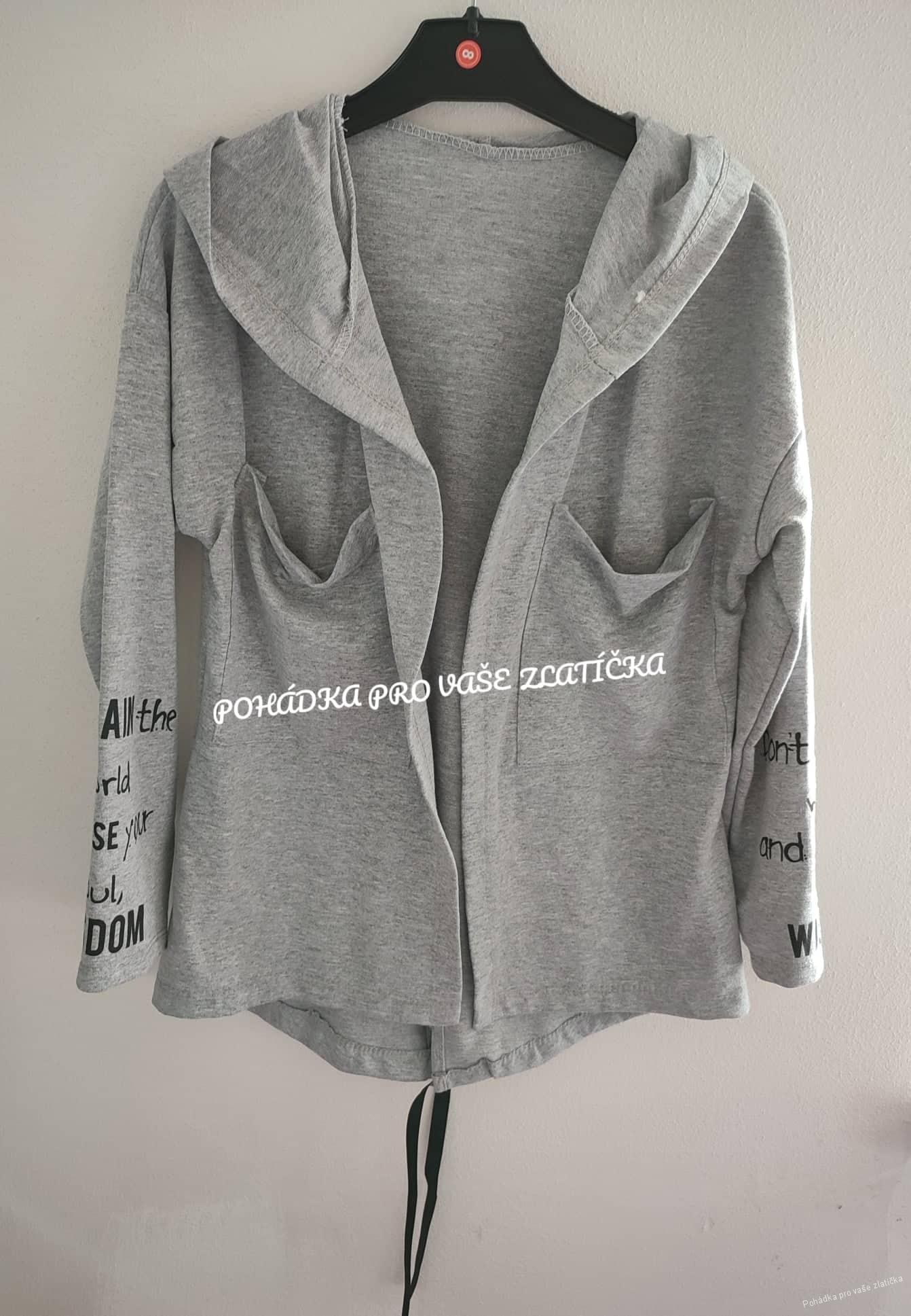 Dívčí bavlněný cardigan