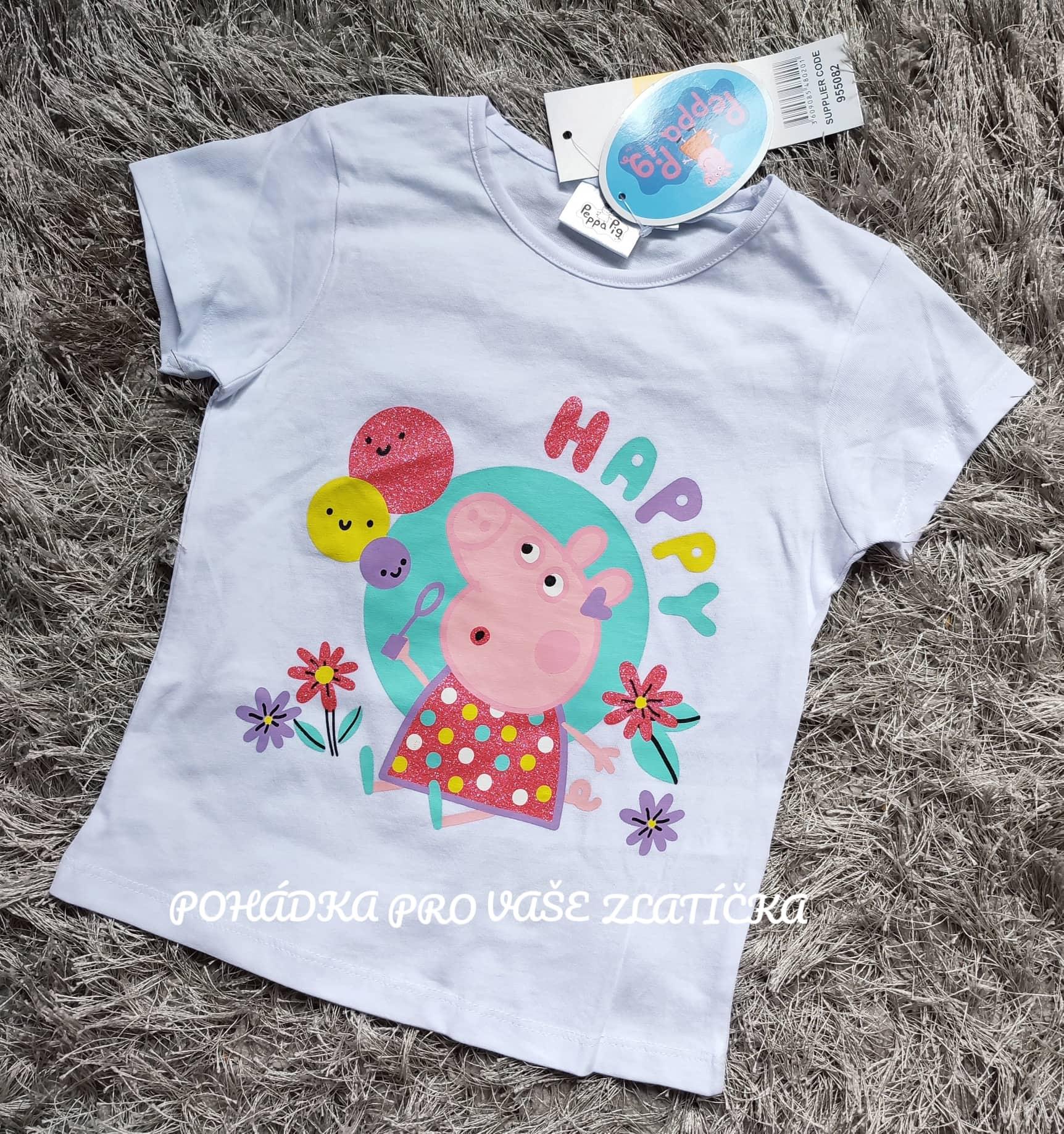 Dívčí triko PEPPA PIG (98-116)