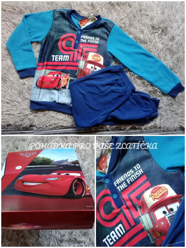 Chlapecké fleecové pyžamo CARS