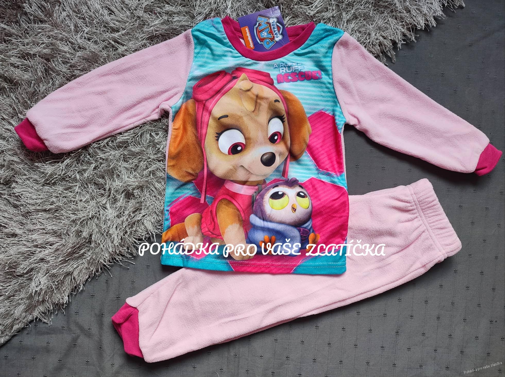 Dívčí fleecové pyžamo PAW PATROL