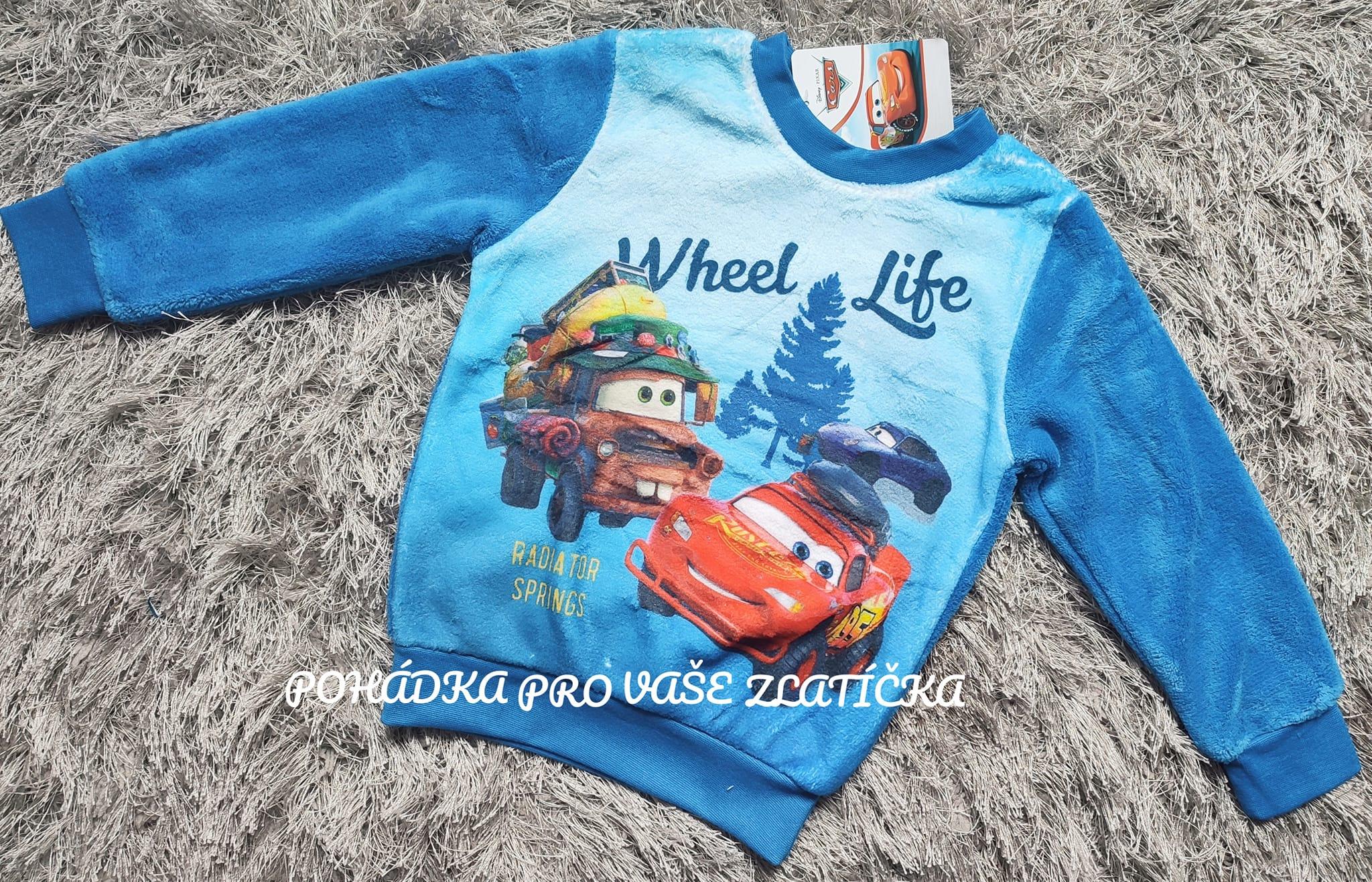 Chlapecká fleecová mikina CARS