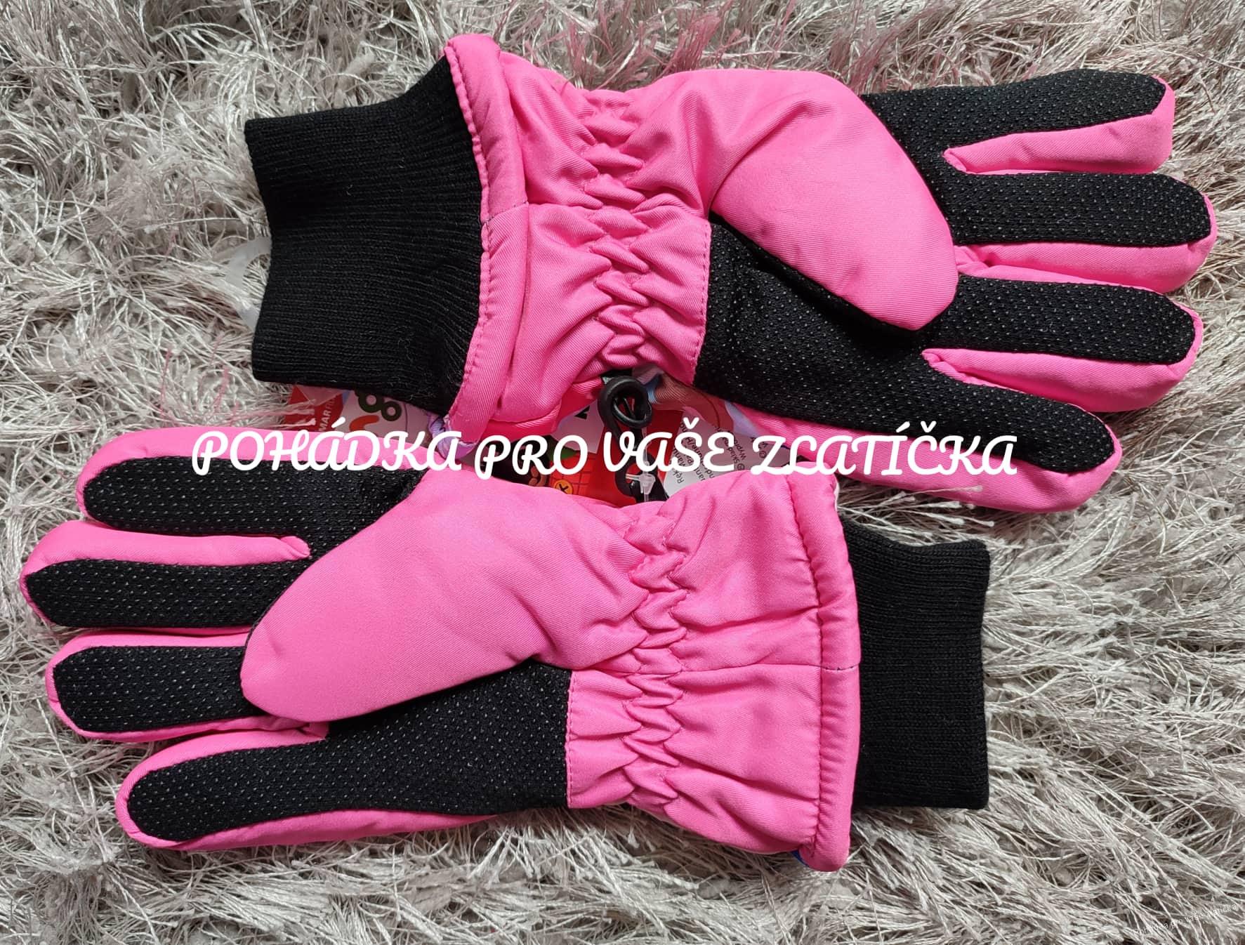 Dívčí zimní lyžařské rukavice BING