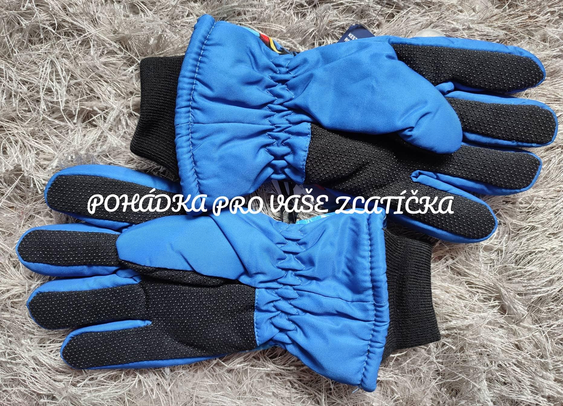 Chlapecké zimní lyžařské rukavice SUPERMAN