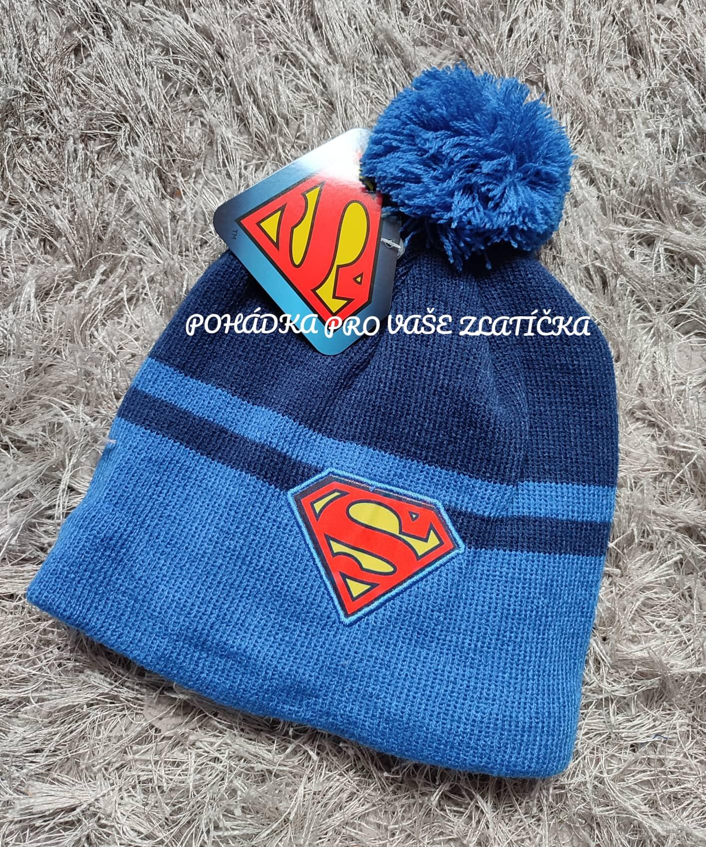 Chlapecká zimní čepice SUPERMAN