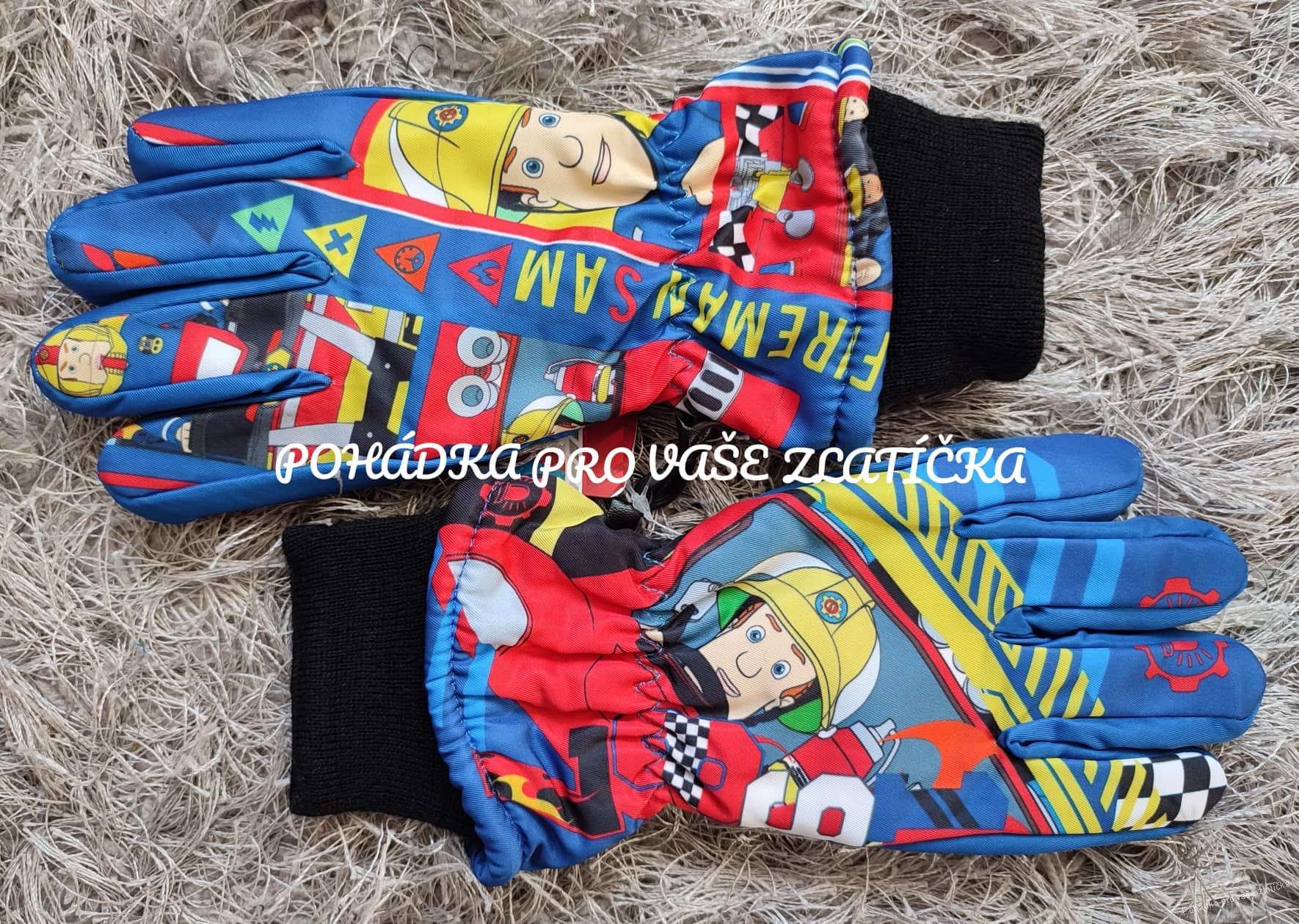 Zimní lyžařské rukavice POŽÁRNÍK SAM