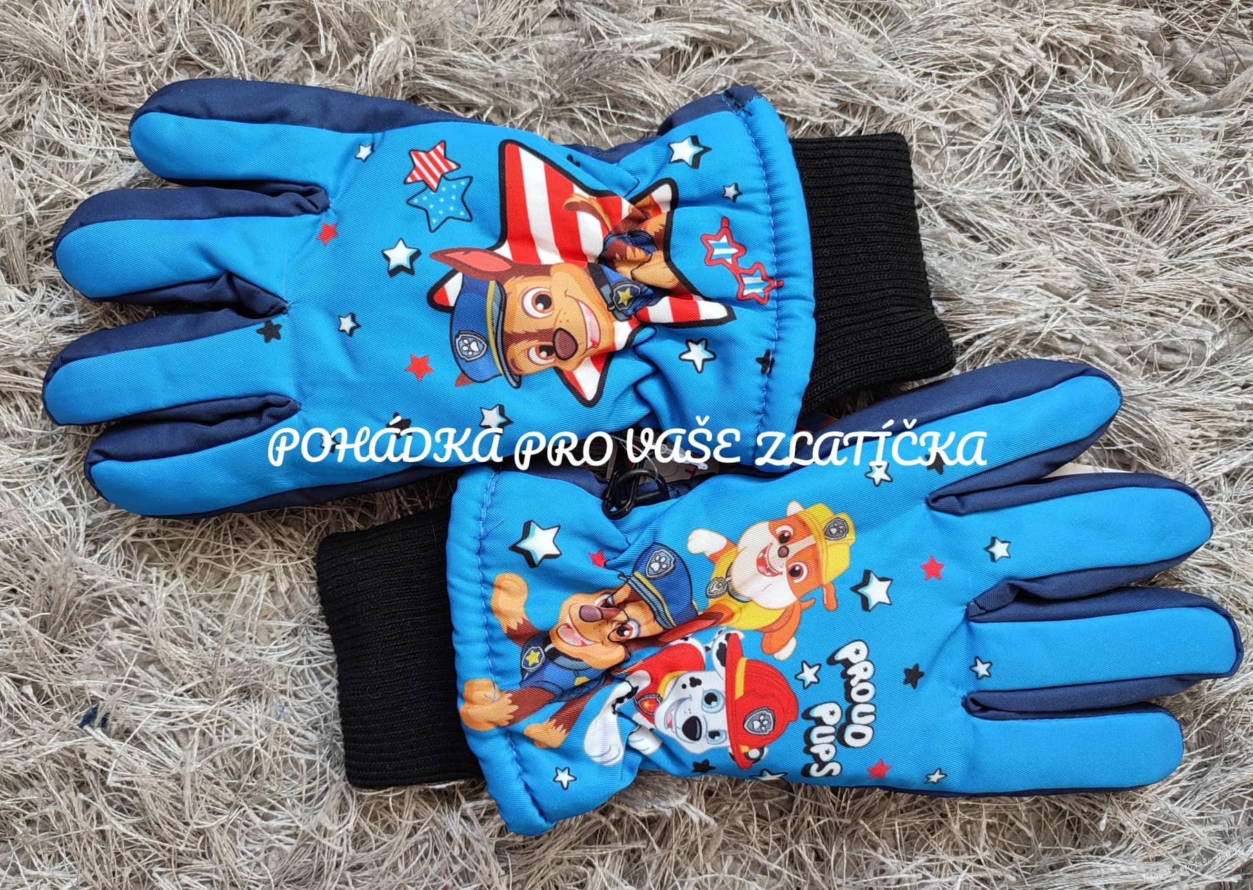 Zimní lyžařské rukavice PAW PATROL