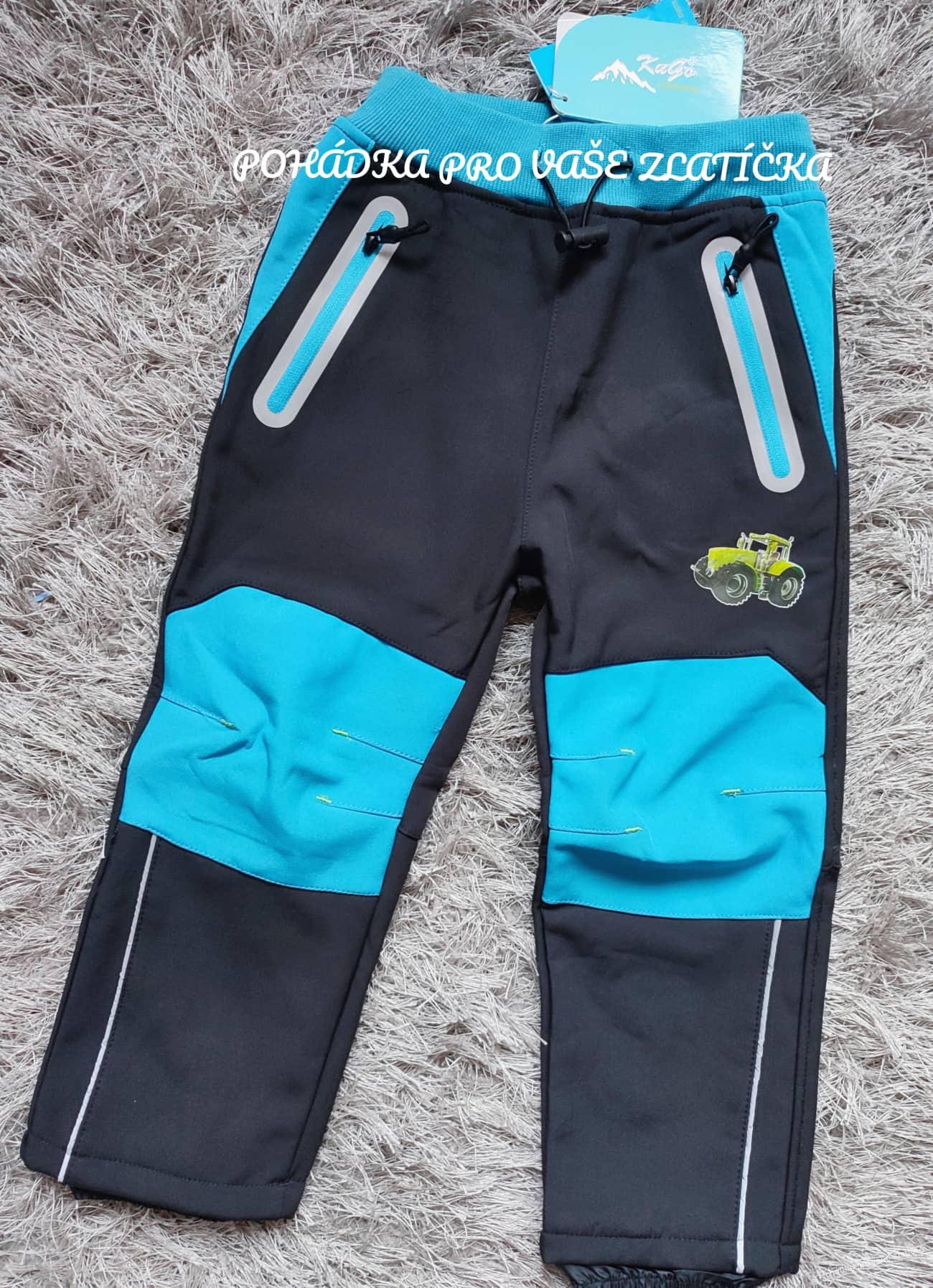 Chlapecké softshellové kalhoty KUGO zateplené (80)