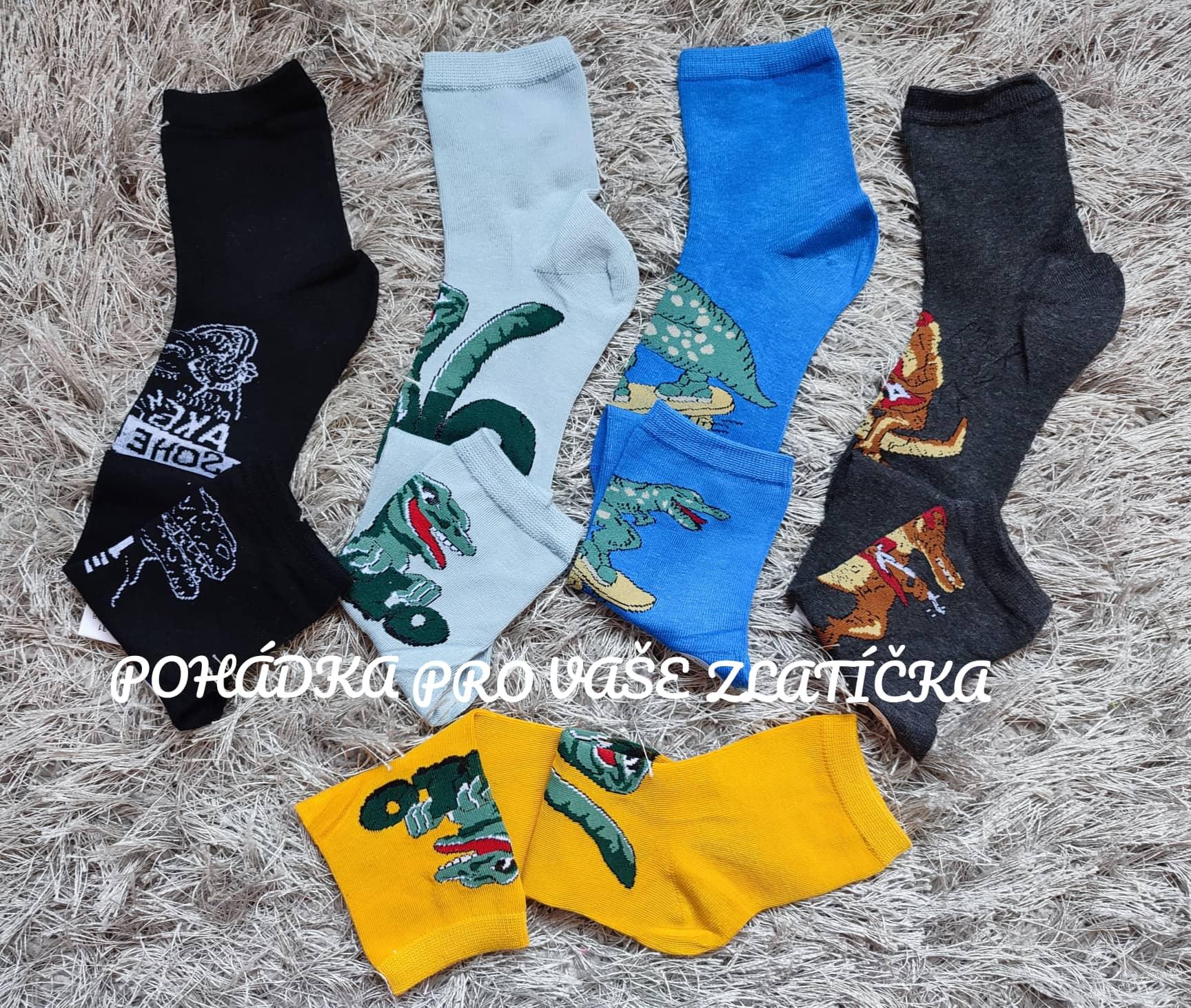 Dětské veselé ponožky - každá jiná AURA.VIA