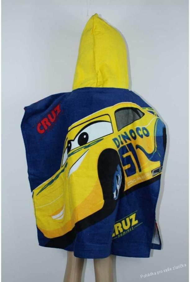 Chlapecké bavlněné pončo CARS