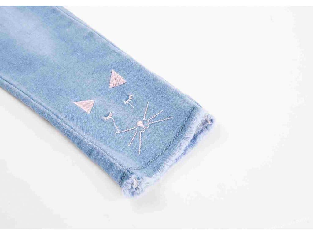 Dívčí riflové legíny KUGO