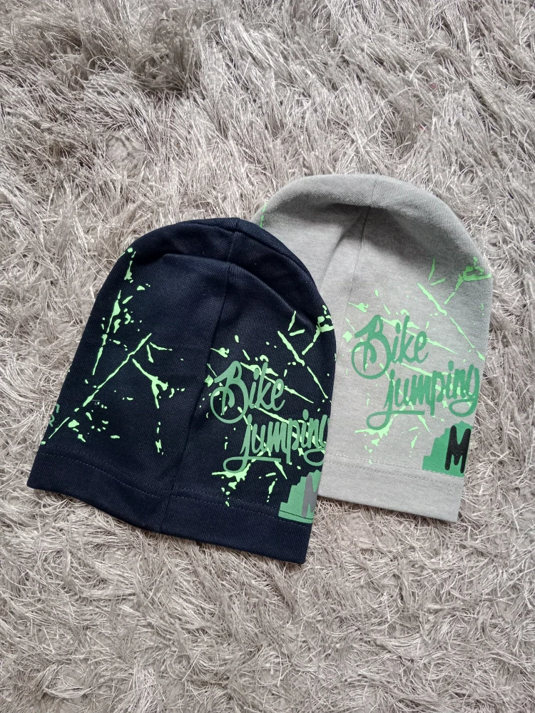 Chlapecká bavlněná čepice