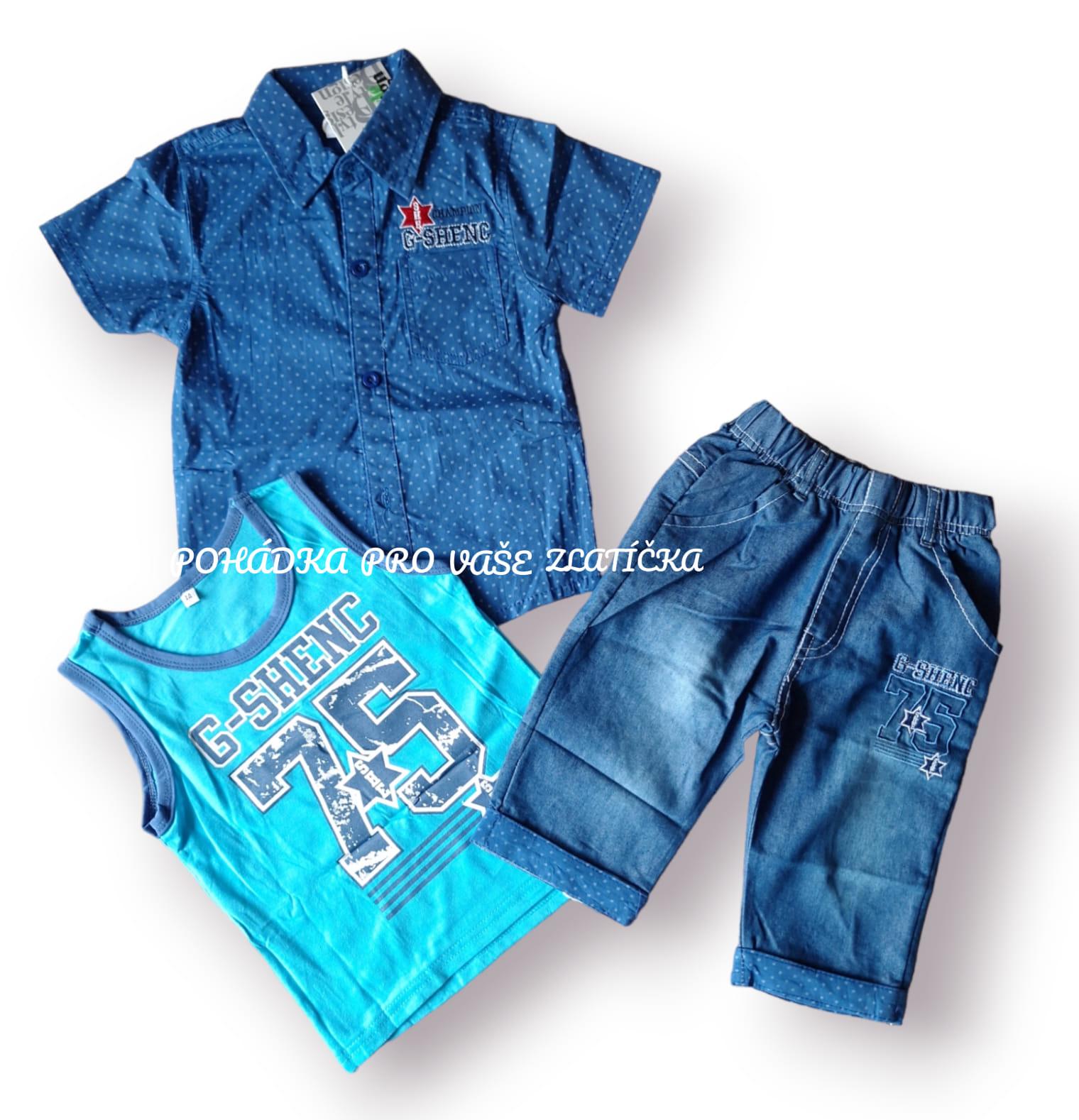 Chlapecký bavlněný komplet