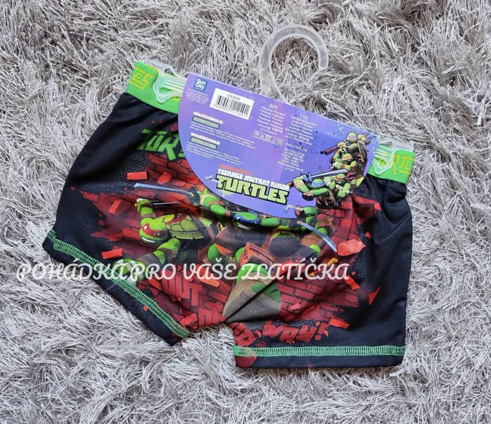 Chlapecké plavky Želvy Ninja