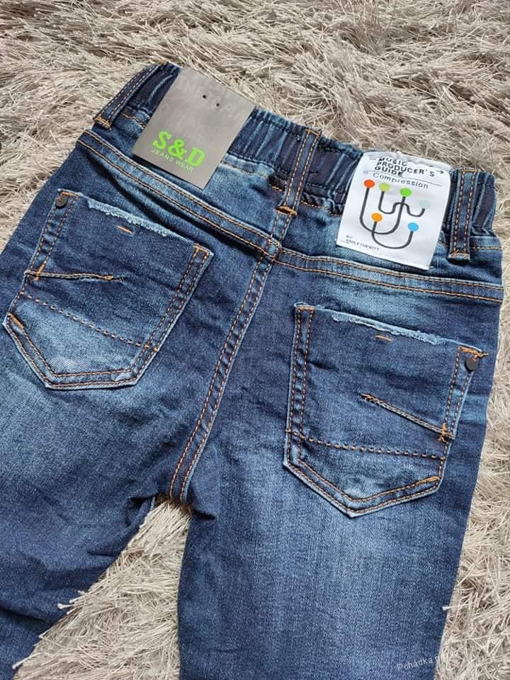 Chlapecké elastické rifle na gumu