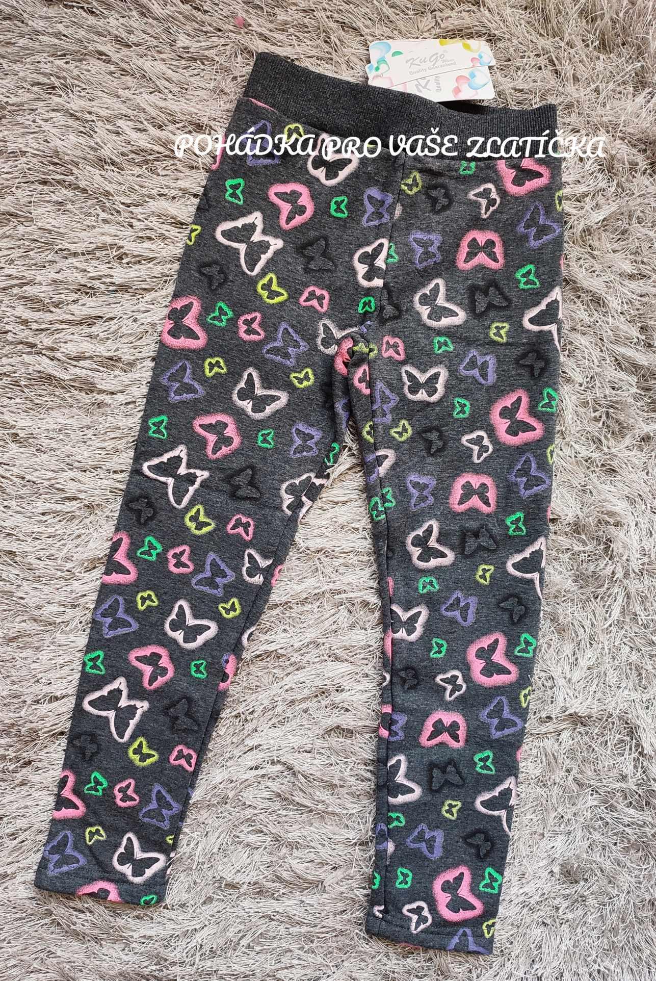 Dívčí legíny KUGO zateplené (122,146)