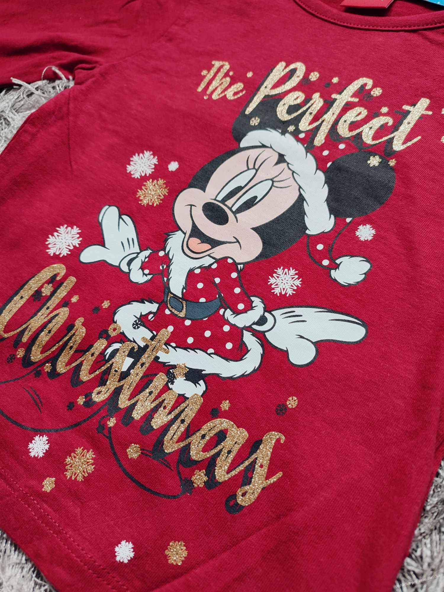 Vánoční triko MINNIE&MICKEY MOUSE