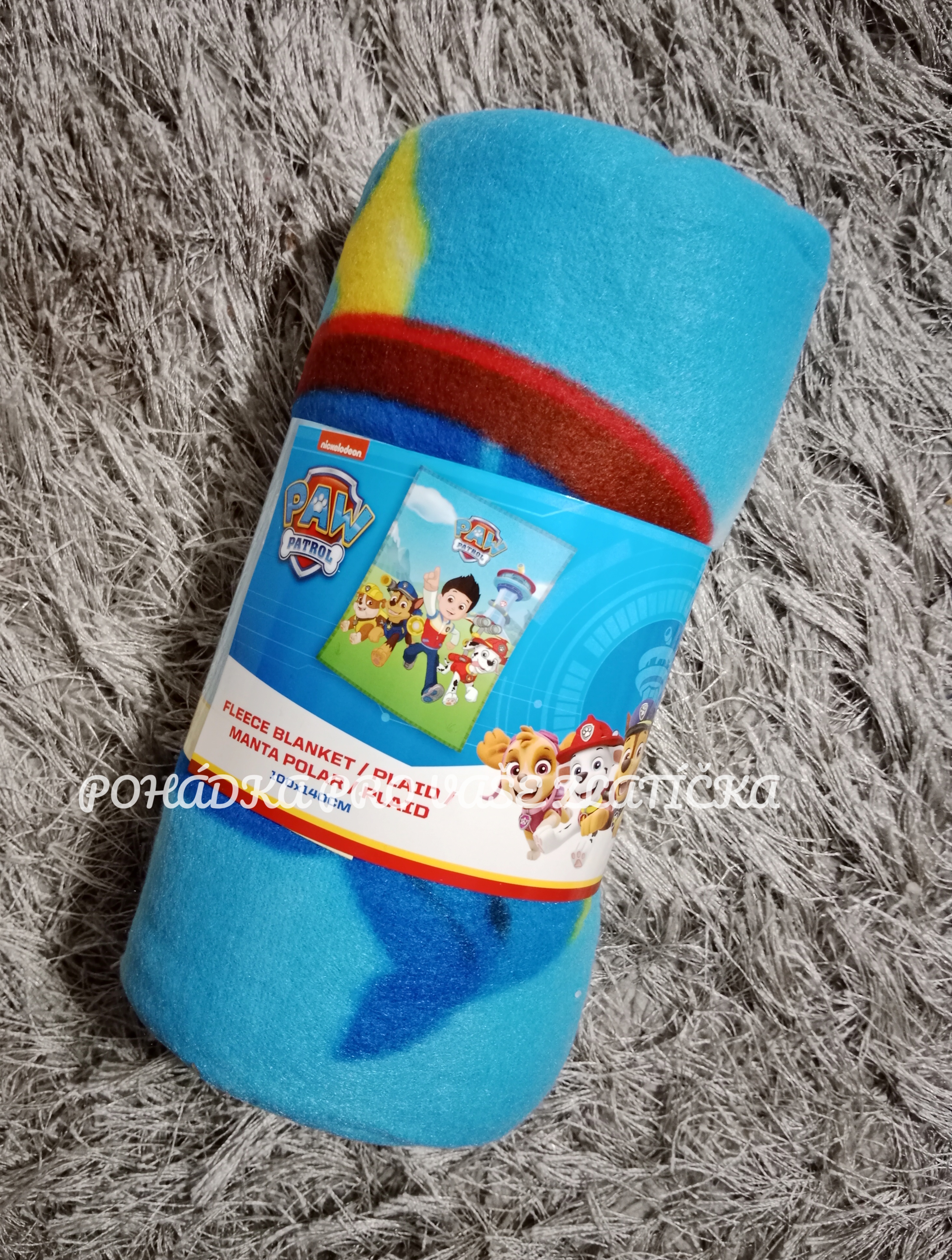 Fleecová deka PAW PATROL