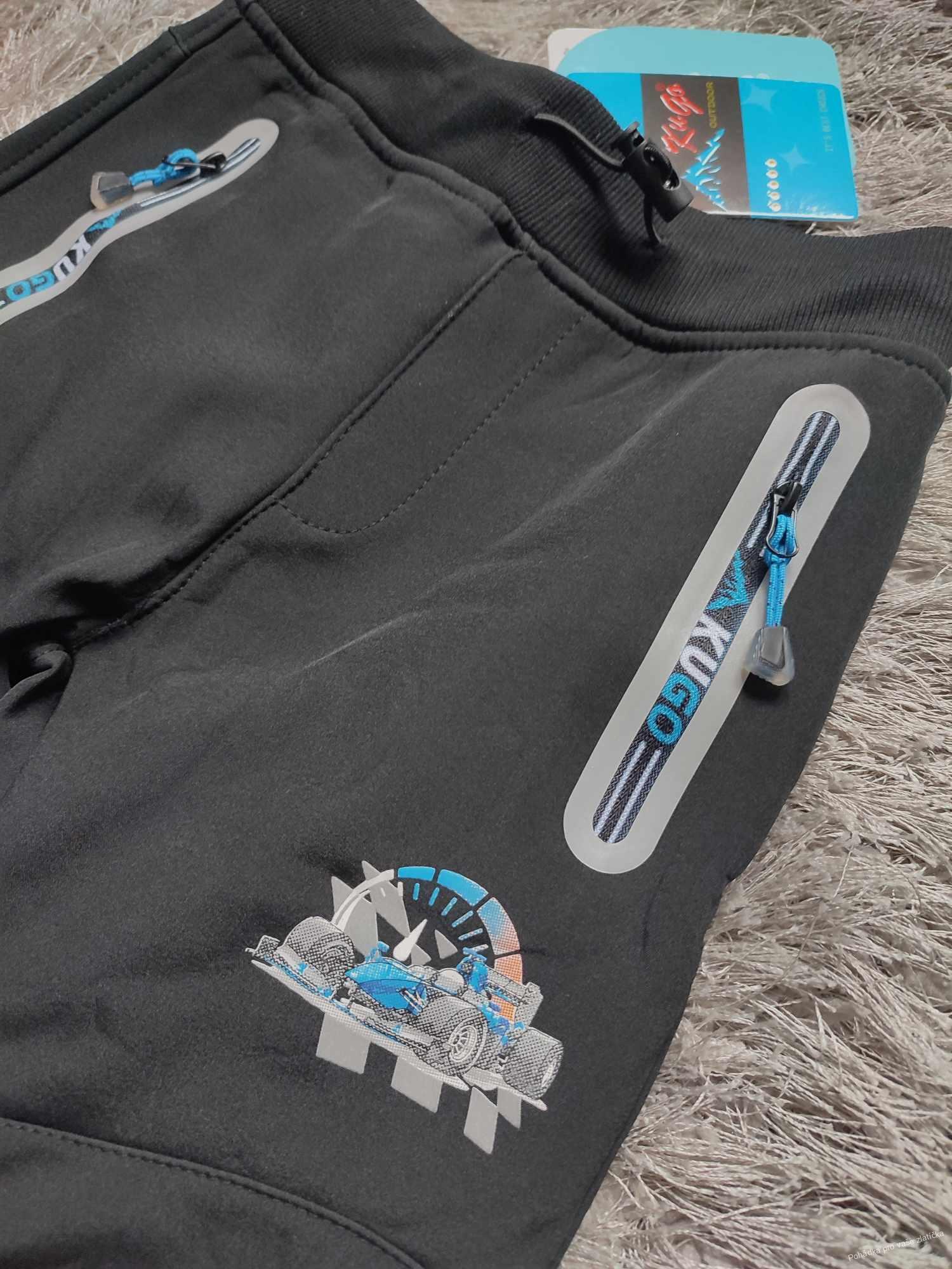 Chlapecké softshellové kalhoty KUGO zateplené (128)