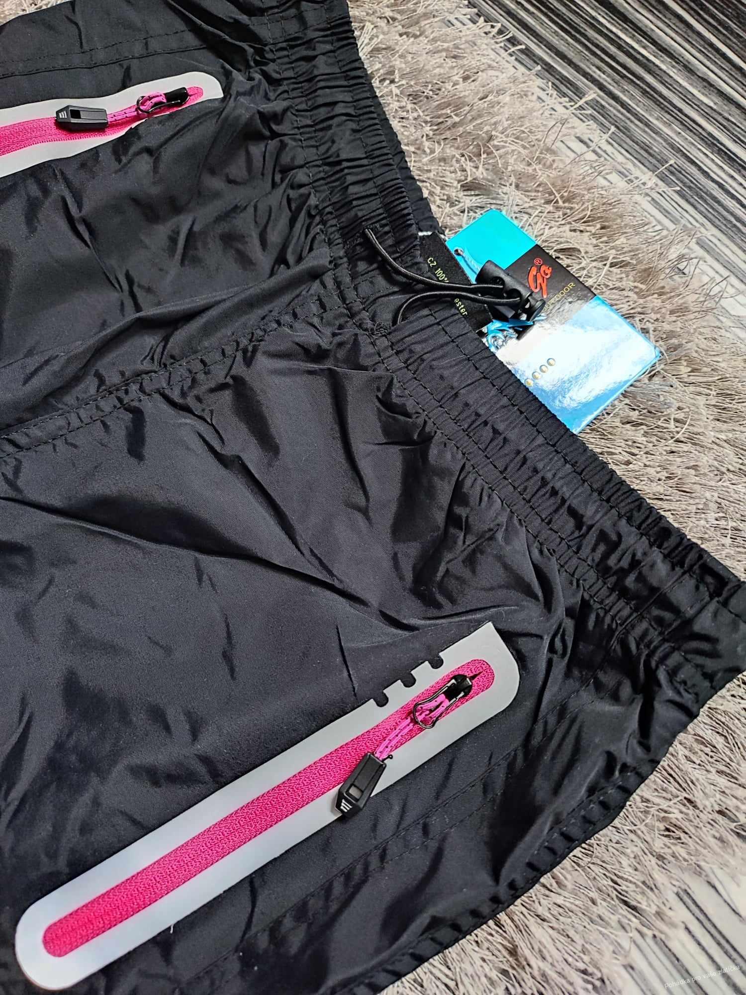 Dívčí šusťákové kalhoty KUGO zateplené (146,170)