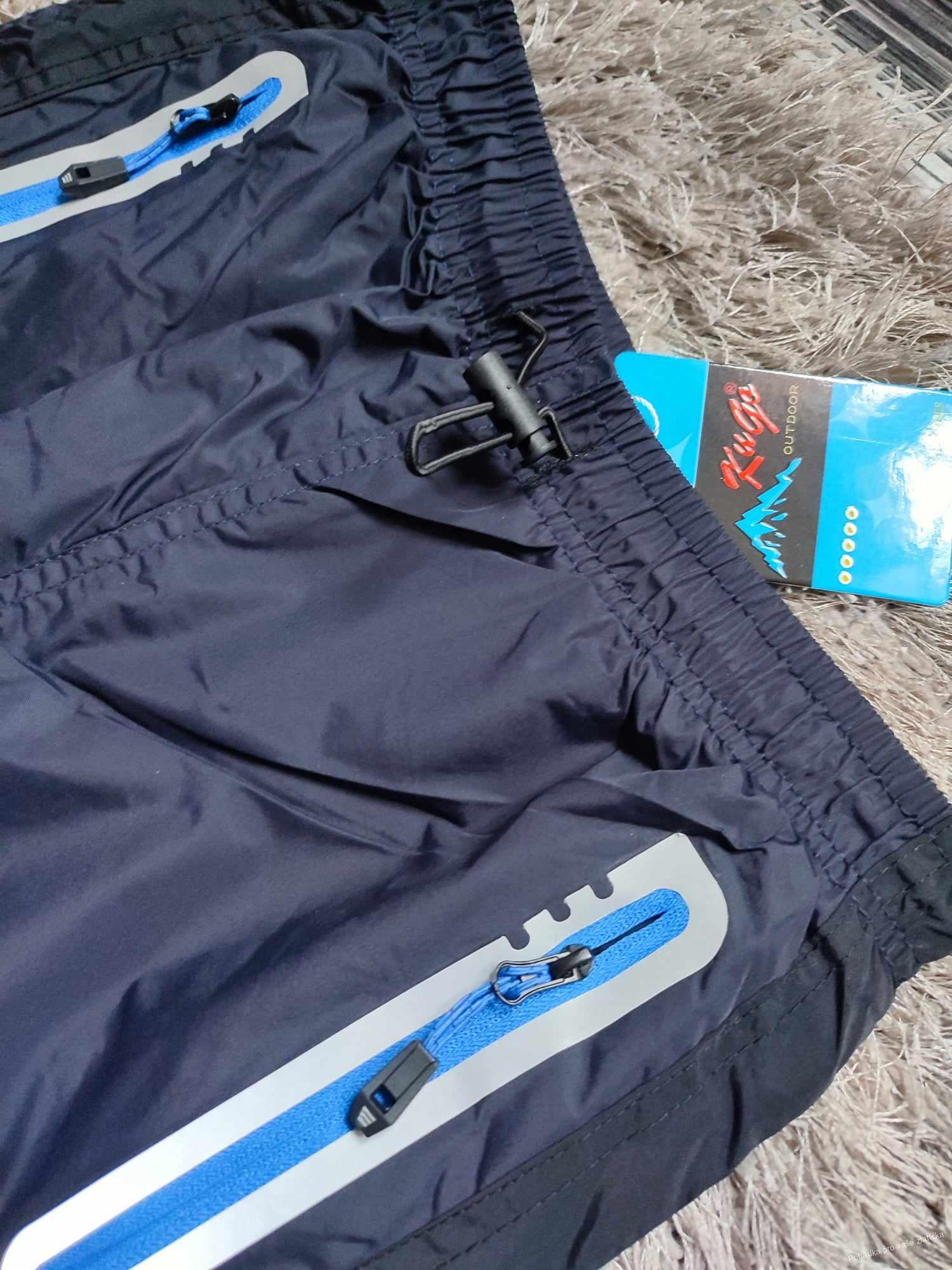 Dětské šusťákové kalhoty KUGO zateplené