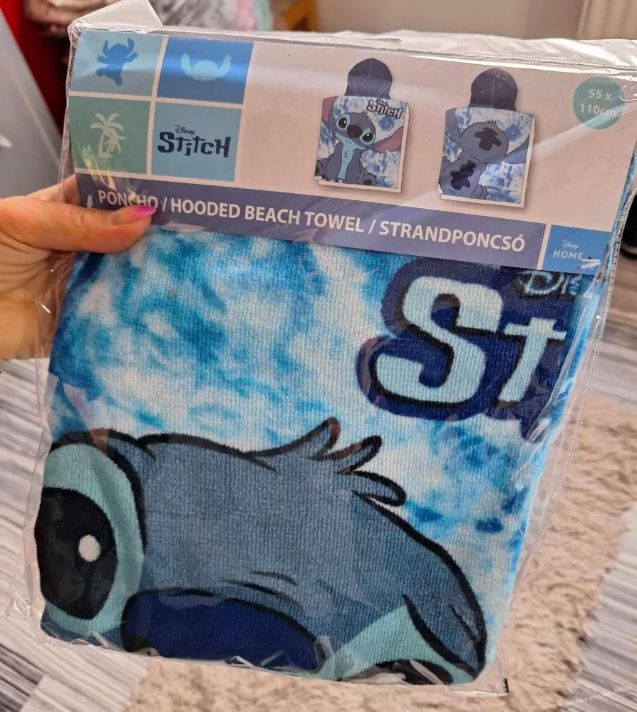Dětské bavlněné pončo STITCH