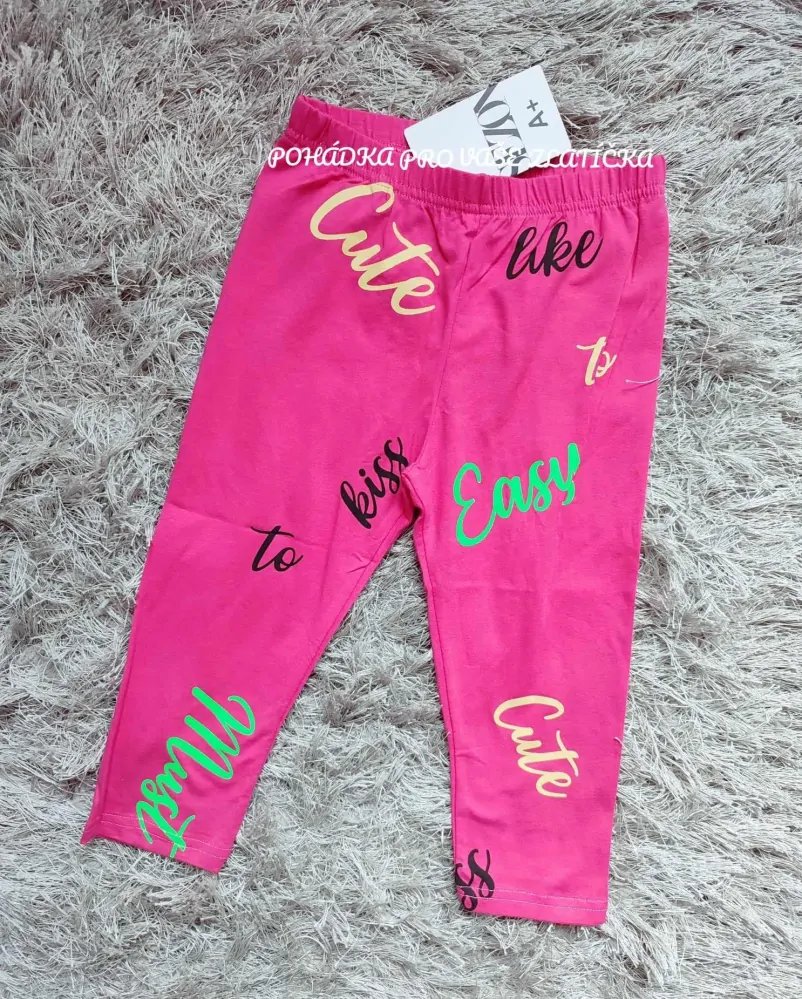 Dívčí 3/4 legíny SEZON (116-146)