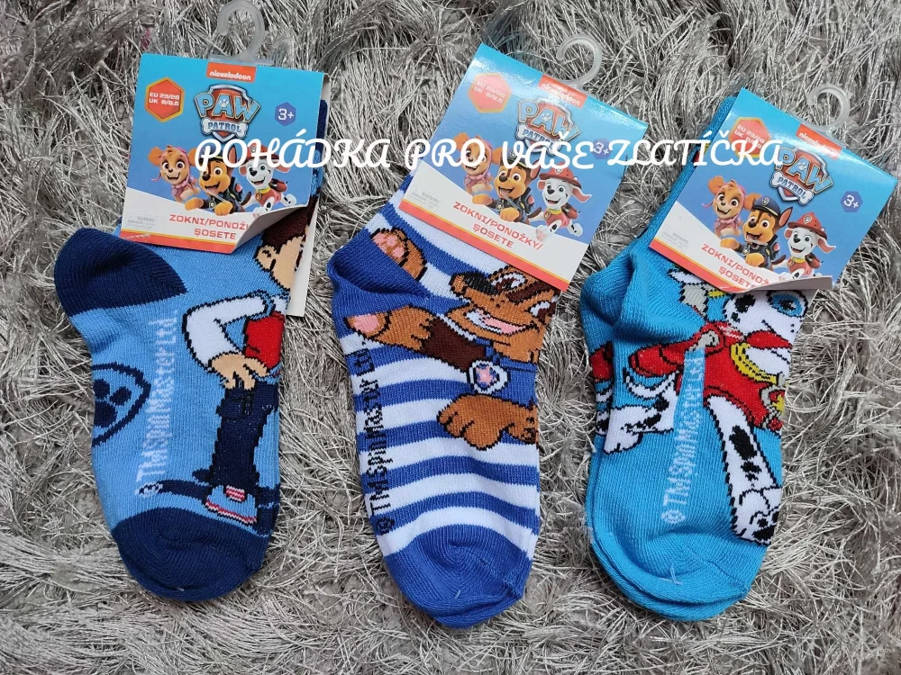 Chlapecké ponožky PAW PATROL 3pack