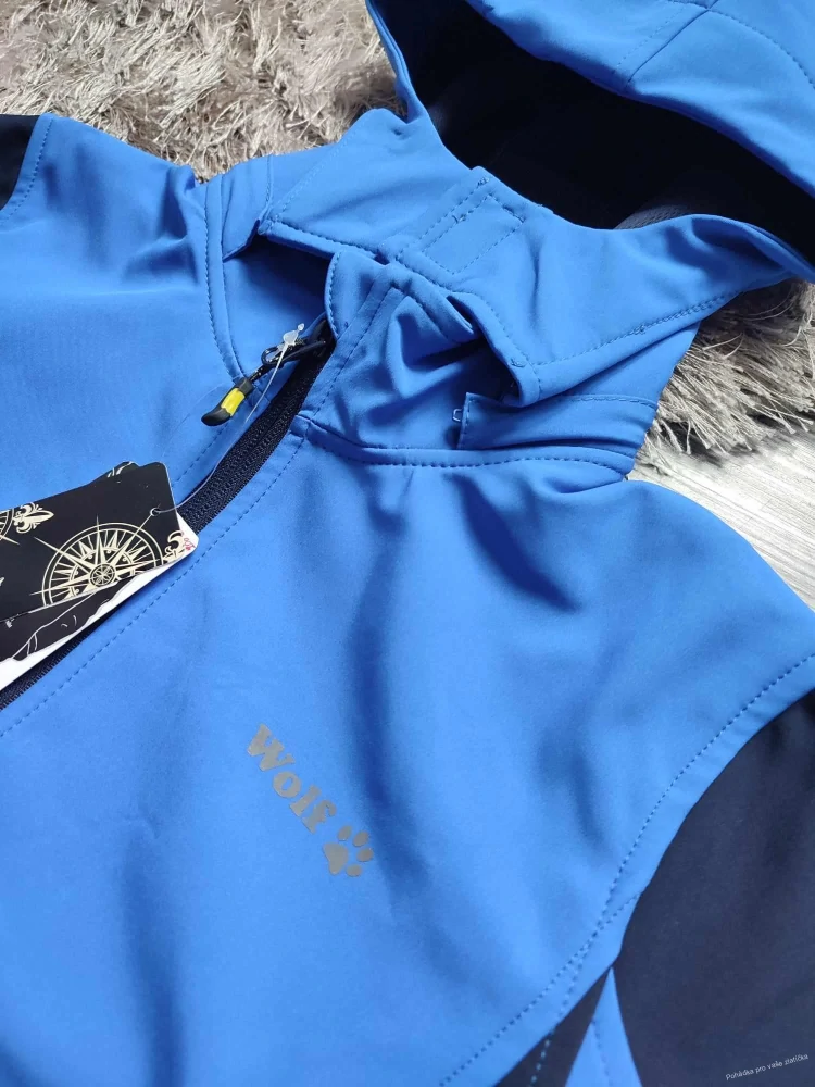 Chlapecká softshellová bunda WOLF (140/146)