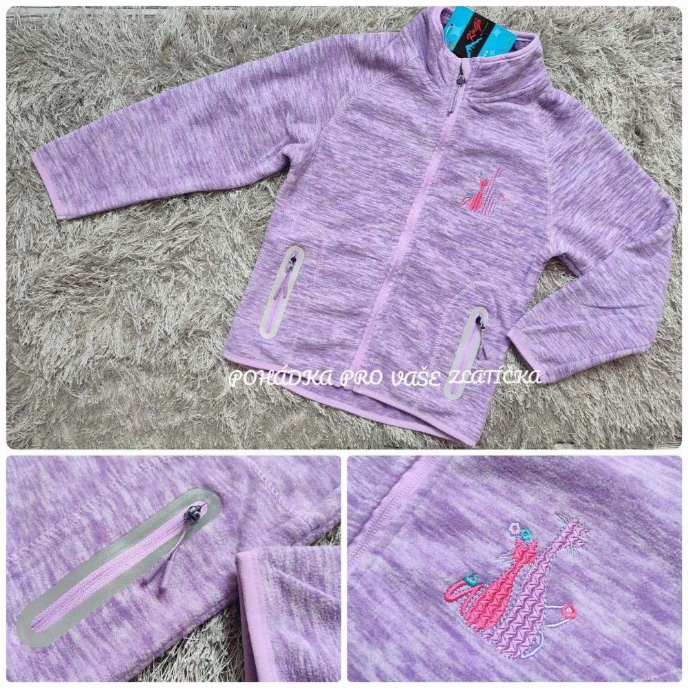 Dívčí fleecová mikina KUGO