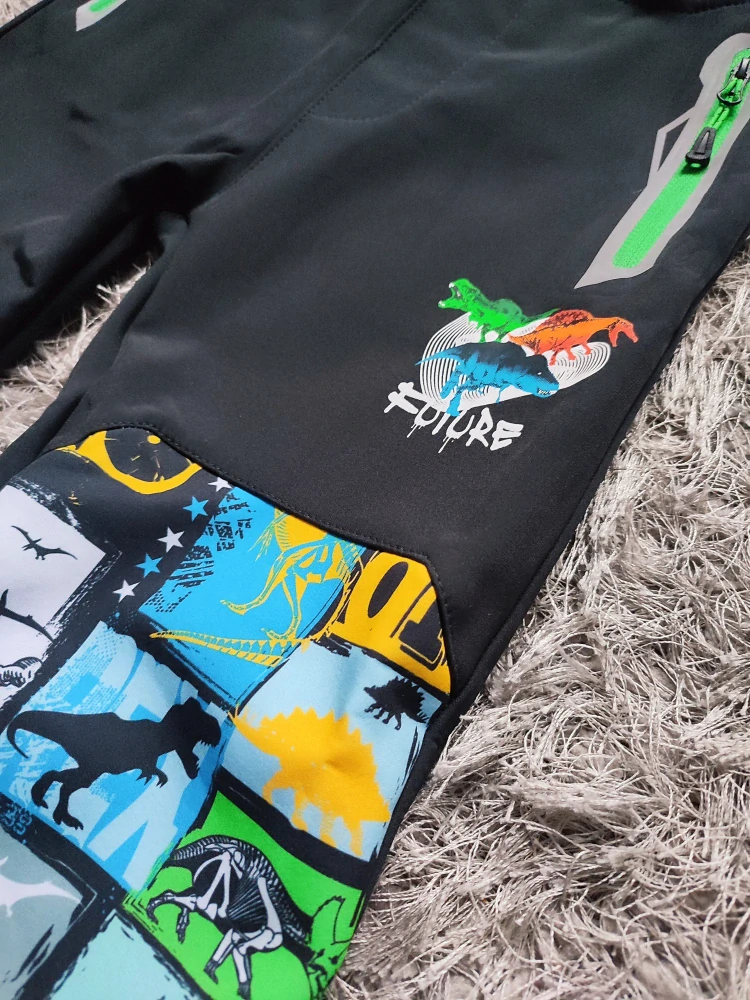 Chlapecké softshellové kalhoty KUGO zateplené