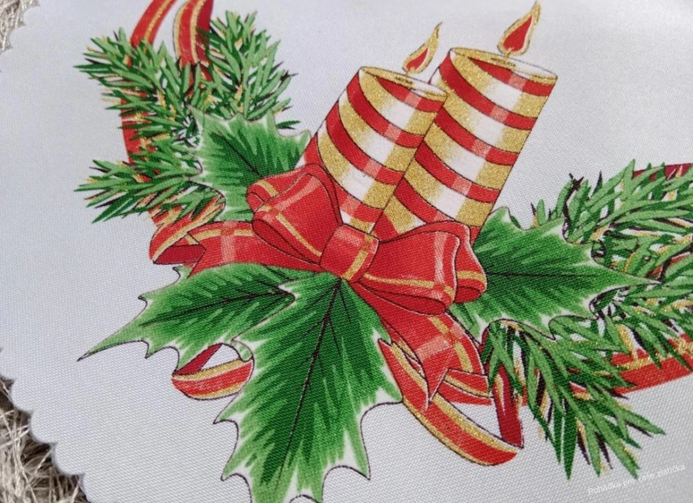 Vánoční prostírání SVÍCE 