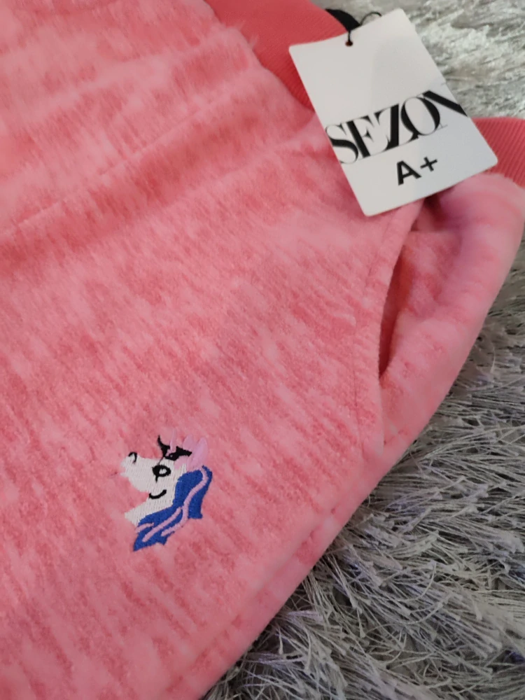 Dívčí teplé fleecové tepláky SEZON