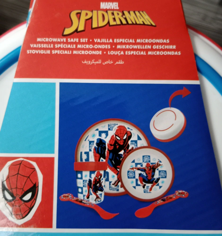 Dětská jídelní sada 5v1 SPIDERMAN 