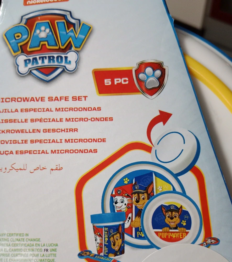 Dětská jídelní sada 5v1 PAW PATROL 
