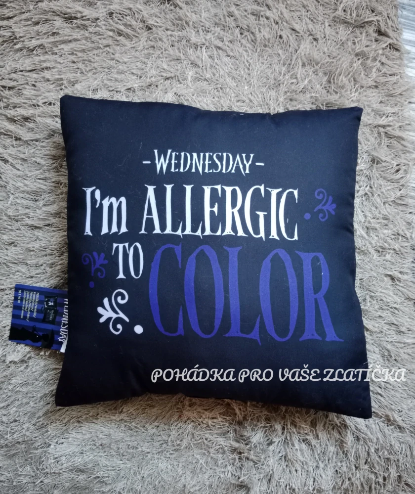 Oboustranný polštářek WEDNESDAY
