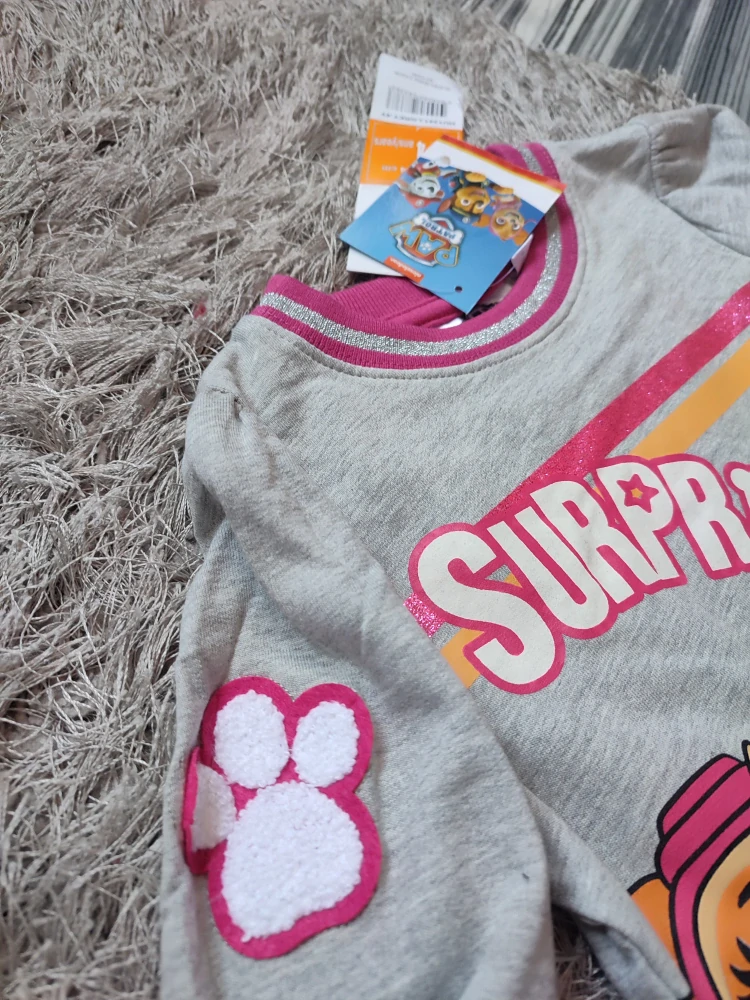 Dívčí šaty PAW PATROL zateplené (104,110)