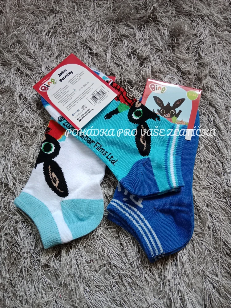 Chlapecké ponožky BING 3 pack