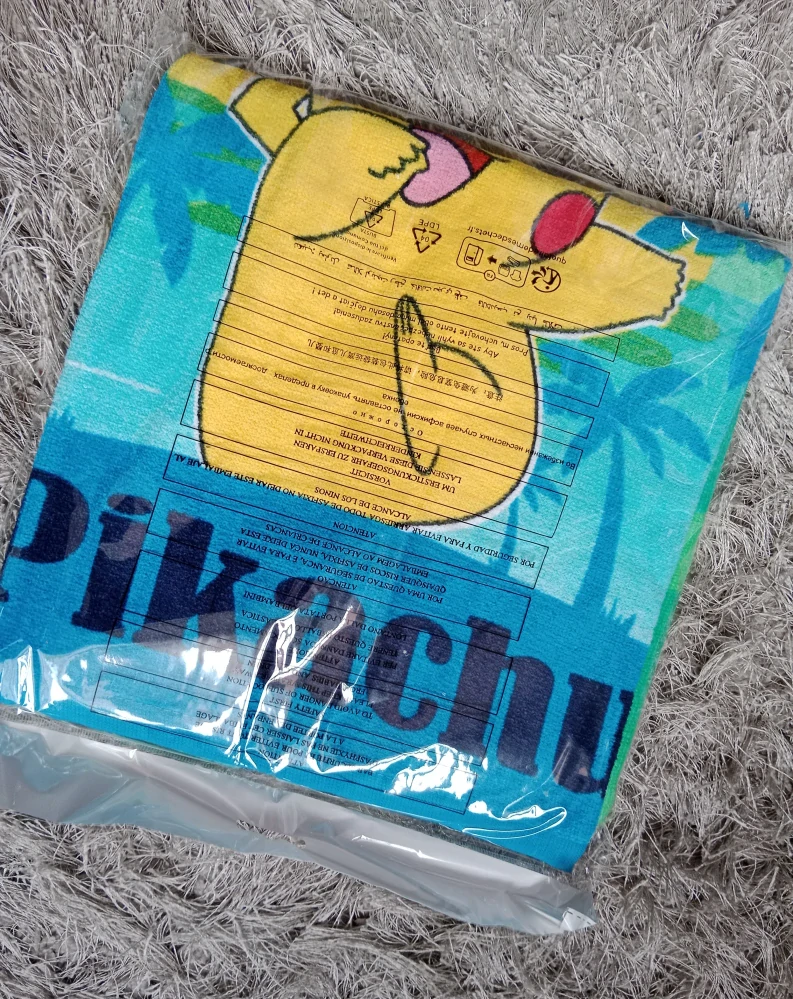 Dětské bavlněné pončo POKÉMON 