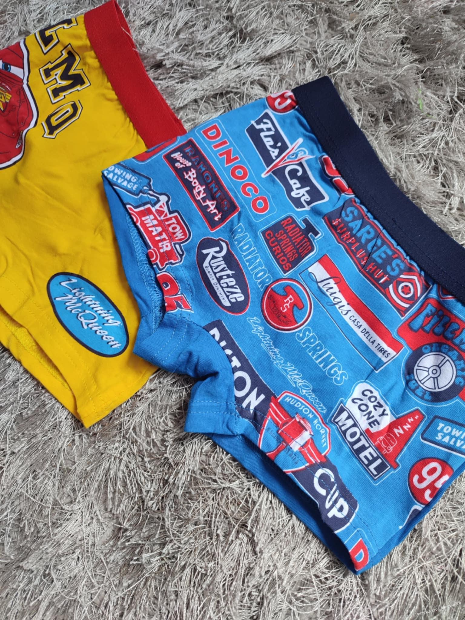 Chlapecké boxerky CARS 2pack (92-128