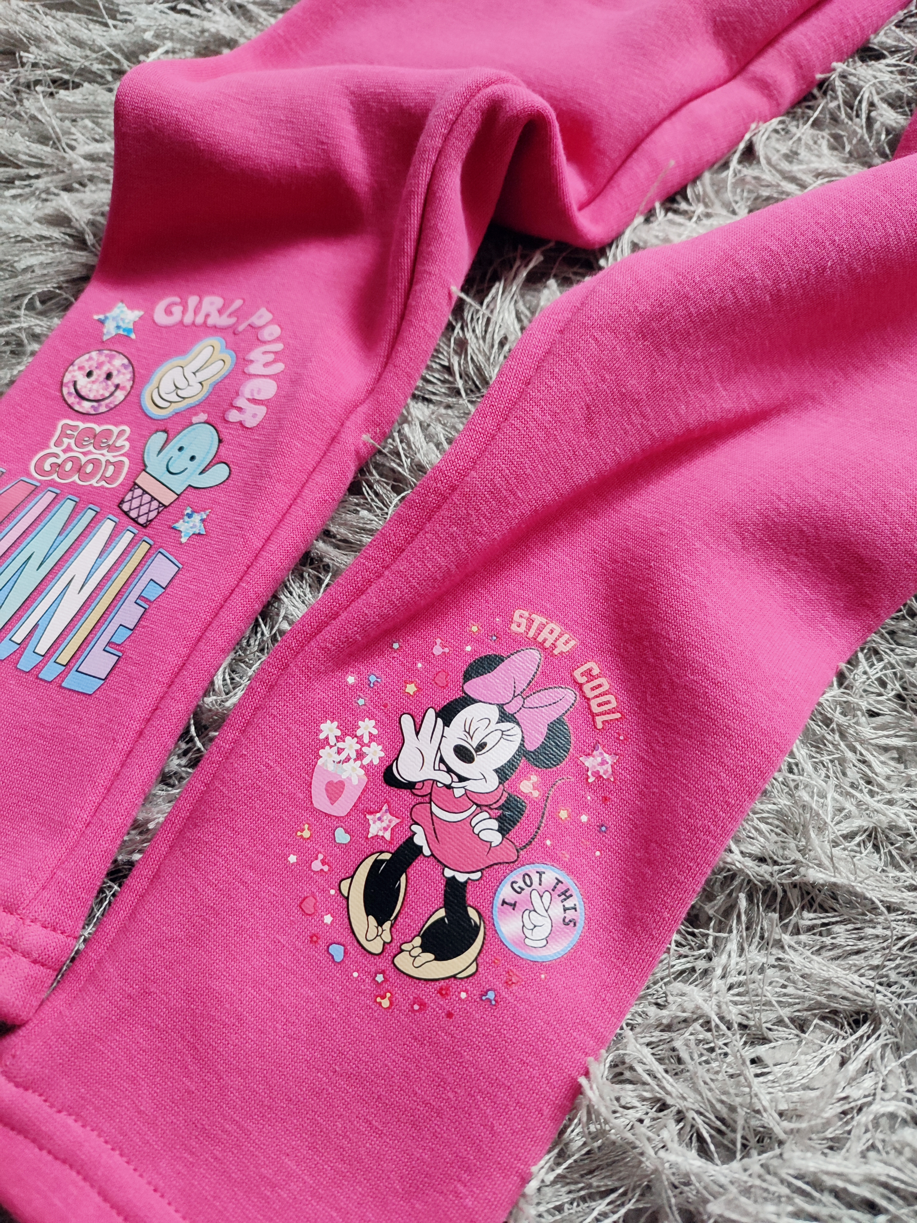 Dívčí legíny MINNIE MOUSE zateplené