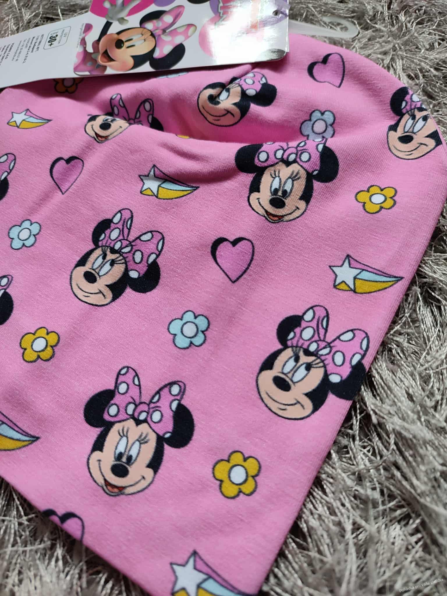 Dívčí bavlněná čepice MINNIE MOUSE