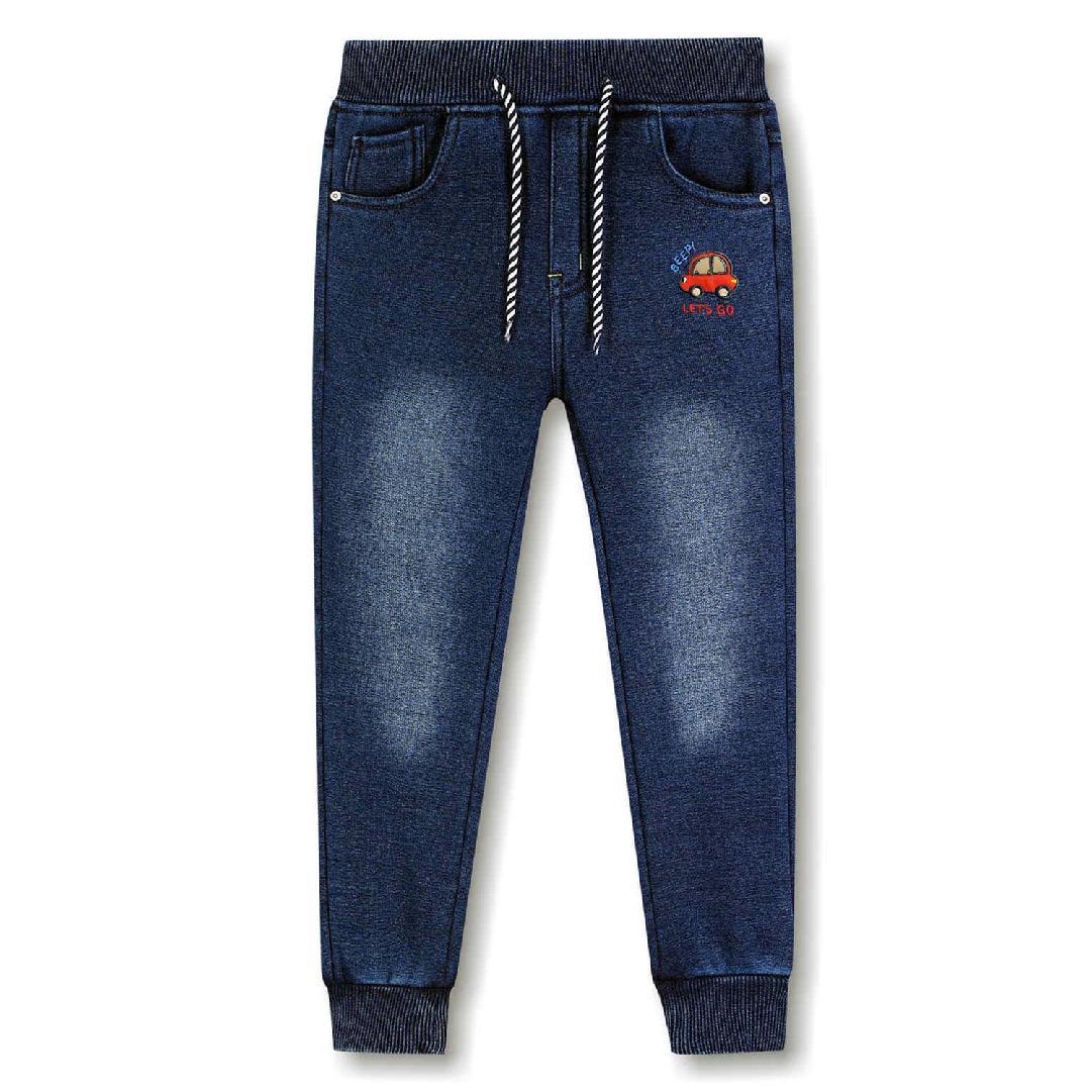 Chlapecké bavlněné kalhoty KUGO zateplené