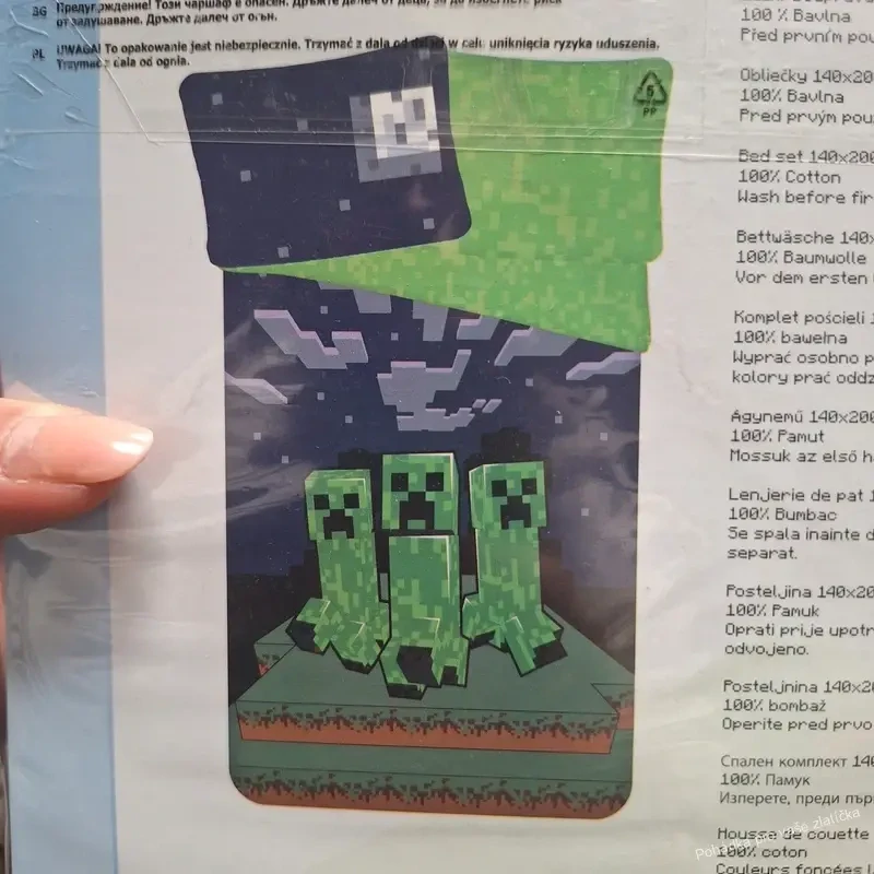 Oboustranné povlečení MINECRAFT